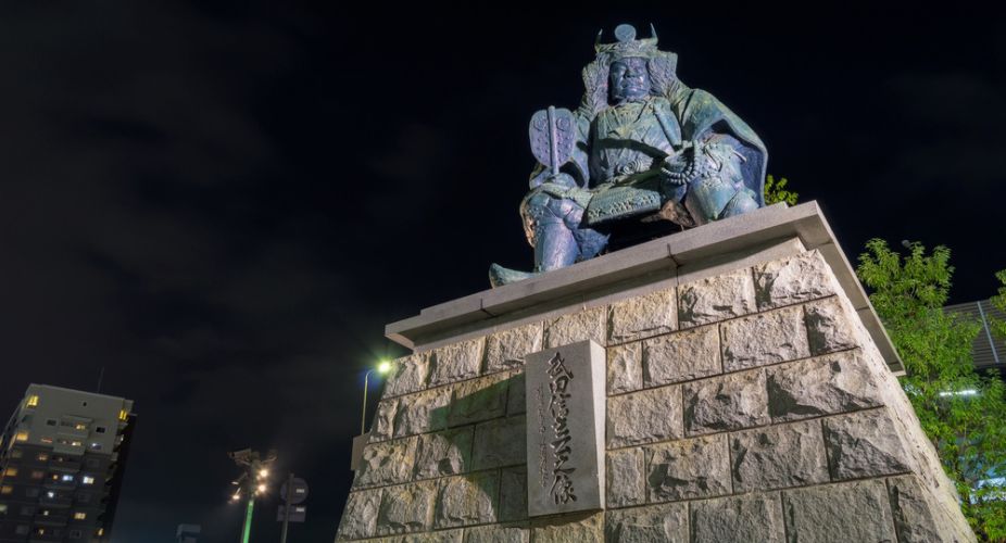 武田信玄の銅像